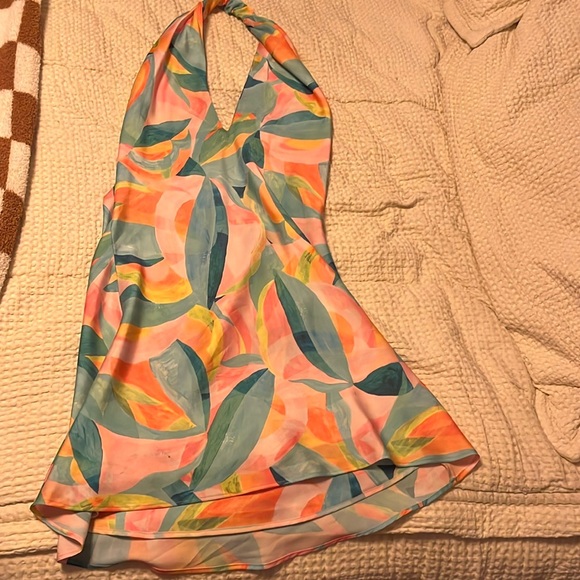 Show Me Your MuMu Jasmine halter dress size M. - Picture 2 of 2